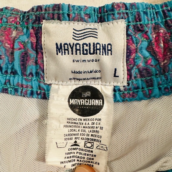 Mayaguana Vibrant Patterned Swim Shorts - Picture 5 of 5